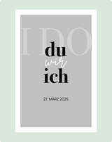 Personalierbares Wandbild [Liebe, Heirat, Paar]