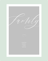 Personalierbares Wandbild [Familie, Namen]