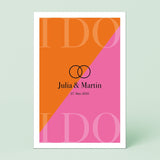 Personalierbares Wandbild [Liebe, Paar, Hochzeit]