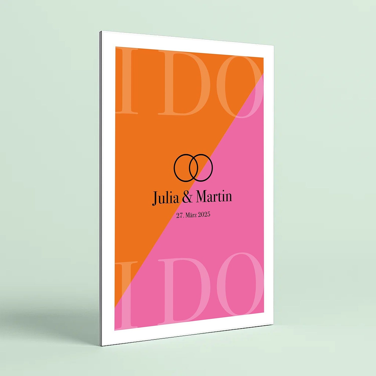 Personalierbares Wandbild [Liebe, Paar, Hochzeit]