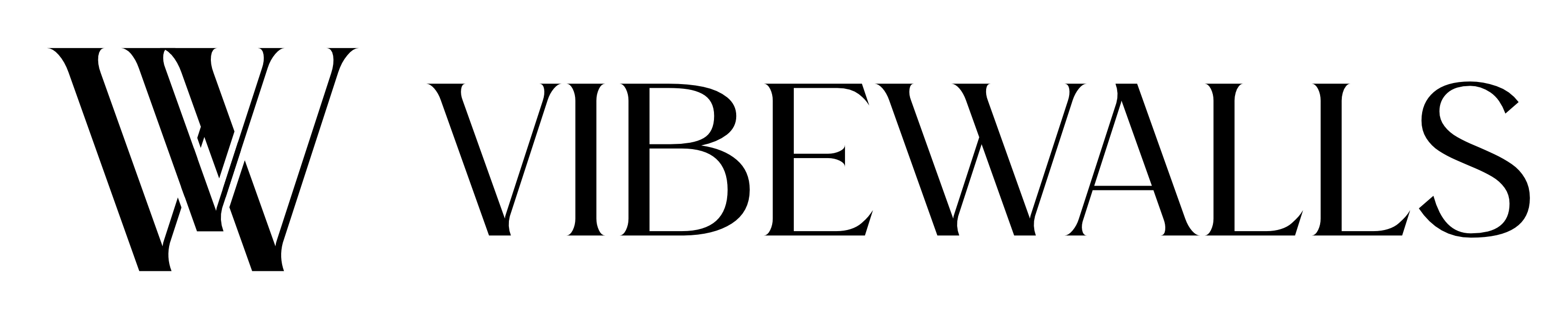 Vibewalls Logo in der Desktop Ansicht
