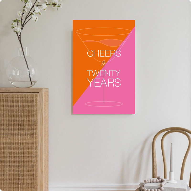 Personalierbares Wandbild [Freunde, Geburtstag]