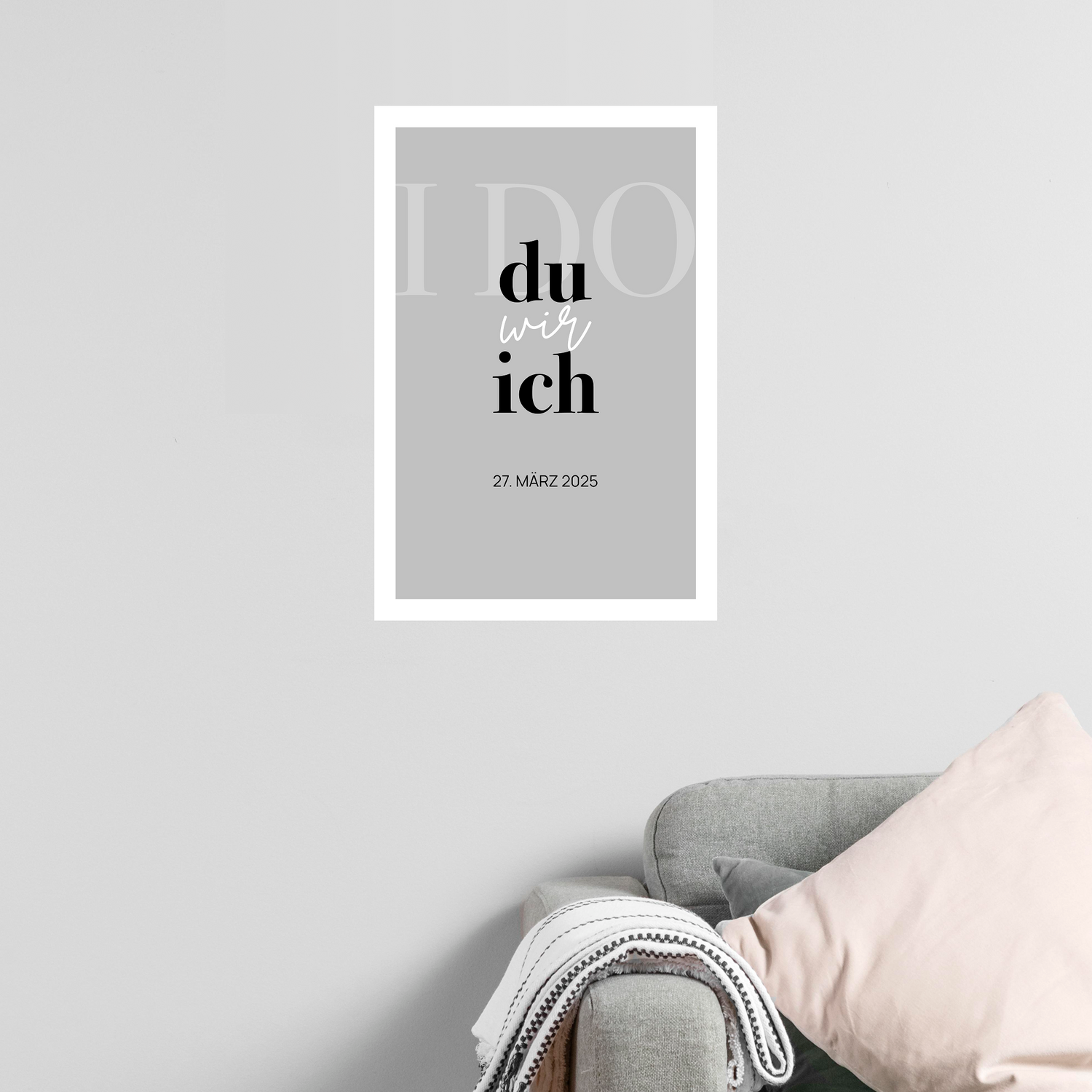 Personalierbares Wandbild [Liebe, Heirat, Paar]