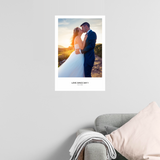 Euer Moment - Hochzeitsbild mit persönlichem Statement