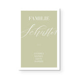 Personalierbares Wandbild [Familie, Namen]